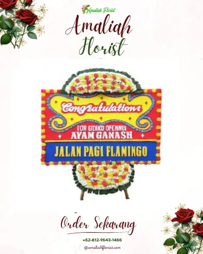 Bunga Papan Congratulation di Bergas Kidul